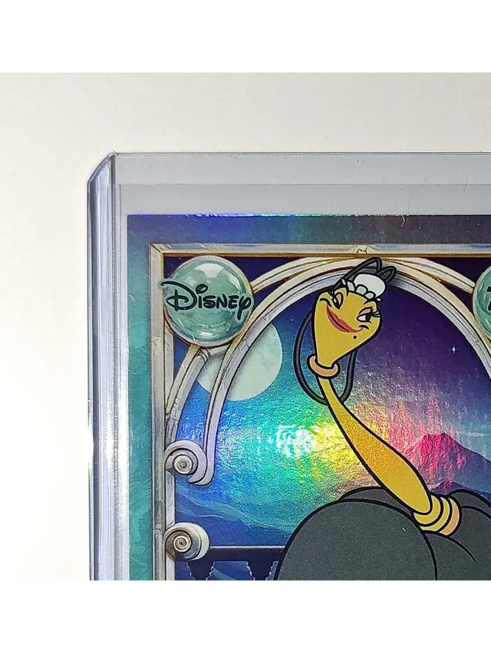 Featherduster 2025 Topps Disney Wonder #129 Diamond Card Beauty and the Beast